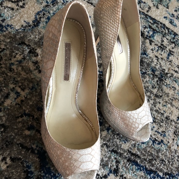 BCBGeneration platform heels python silver 38/8 - Picture 4 of 5